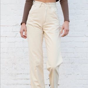 Brandy Melville Tammy cargo pants in beige